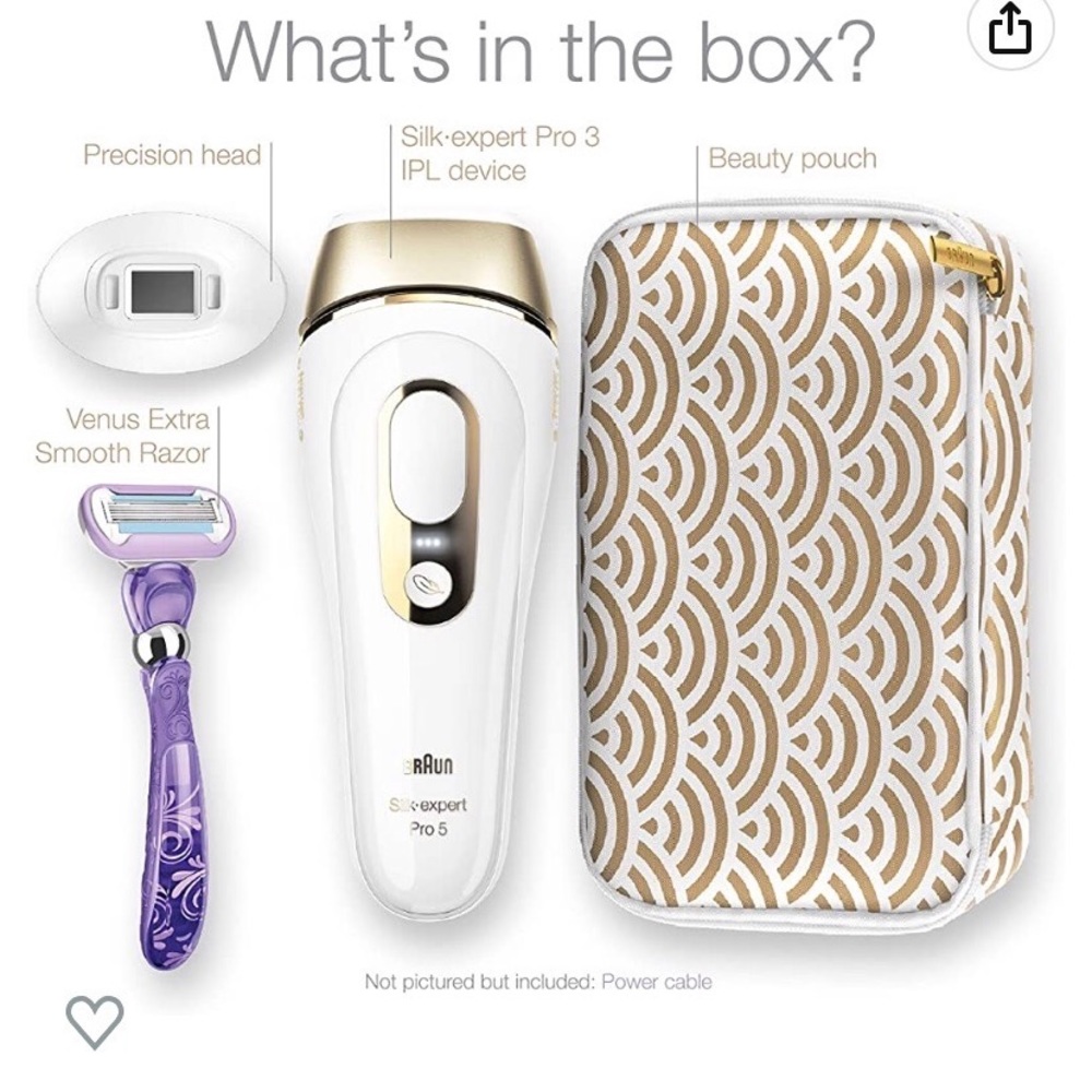 Lastone available- Braun IPL Hair Removal for Women Silk Expert Pro 5 PL5137